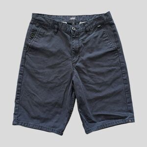 Vans Charcoal Gray Cotton Casual Streetwear Skating Mens Chinos Shorts 30